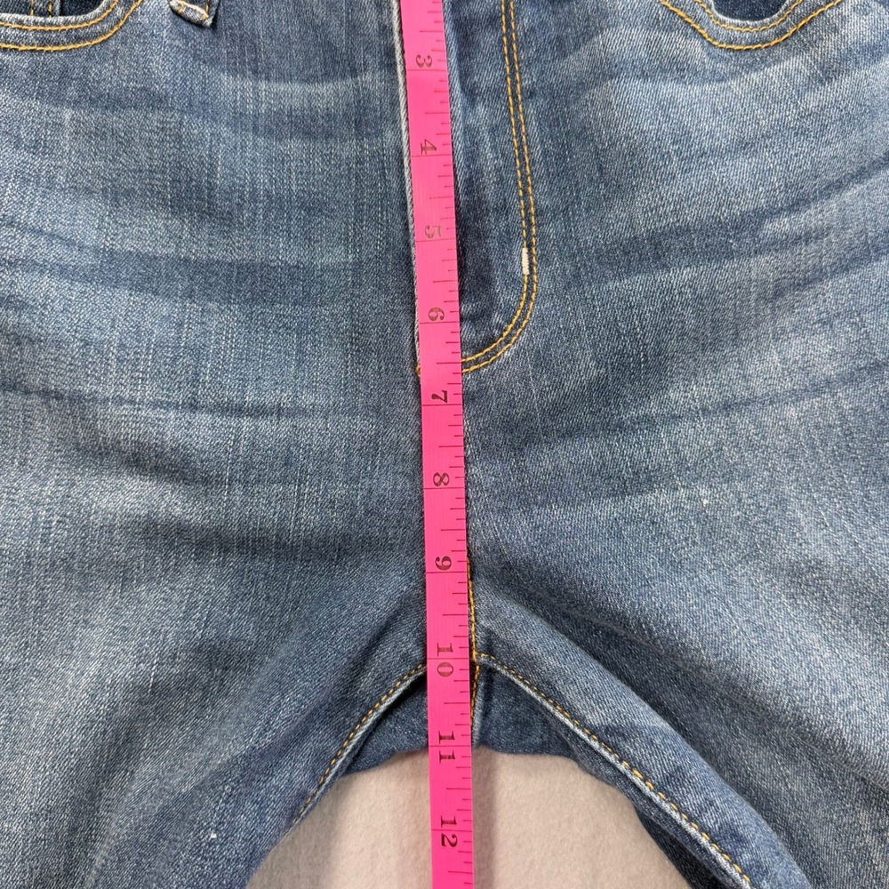 Judy Blue Cropped Bootcut Jeans Womens 3/26 Blue Raw Hem - Picture 7 of 9